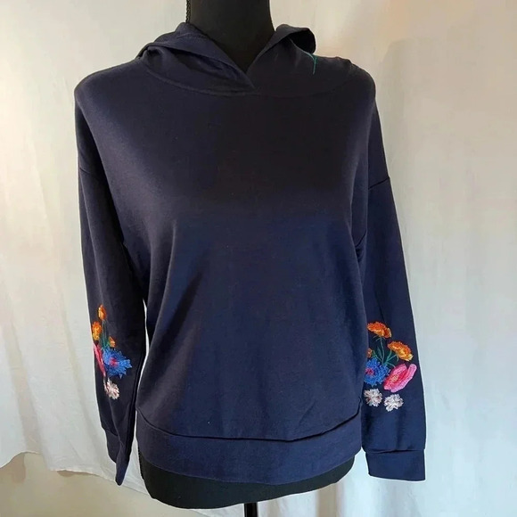 Crave Fame By Almost Famous Juniors Embroidered Hoodie Size S - Picture 7 of 13